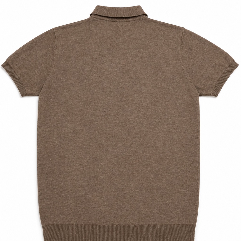 Porter & Ash Men's Brown Polo Shirt